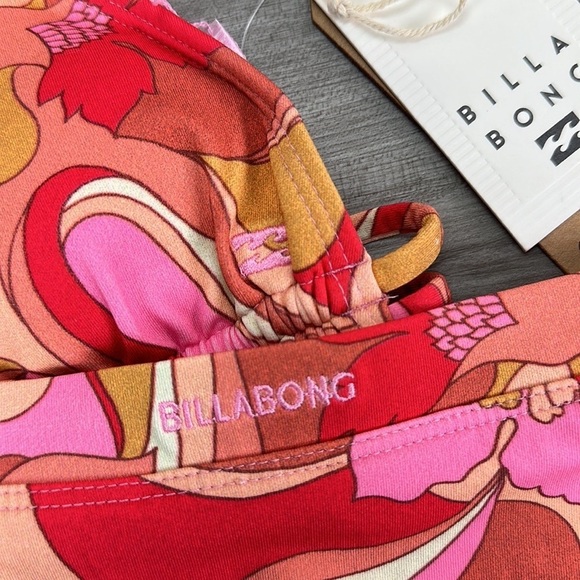 ☀️BILLABONG☀️ PRETTY GROOWY DOUBLE PRETTY GROOVY HI BIKINI SET - Picture 14 of 16